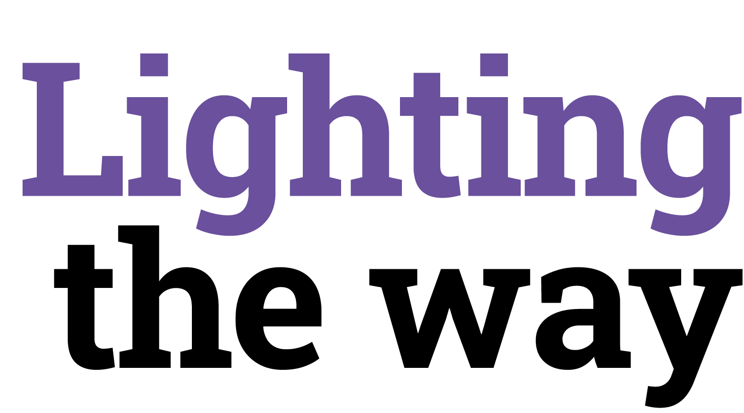 Lighting the way