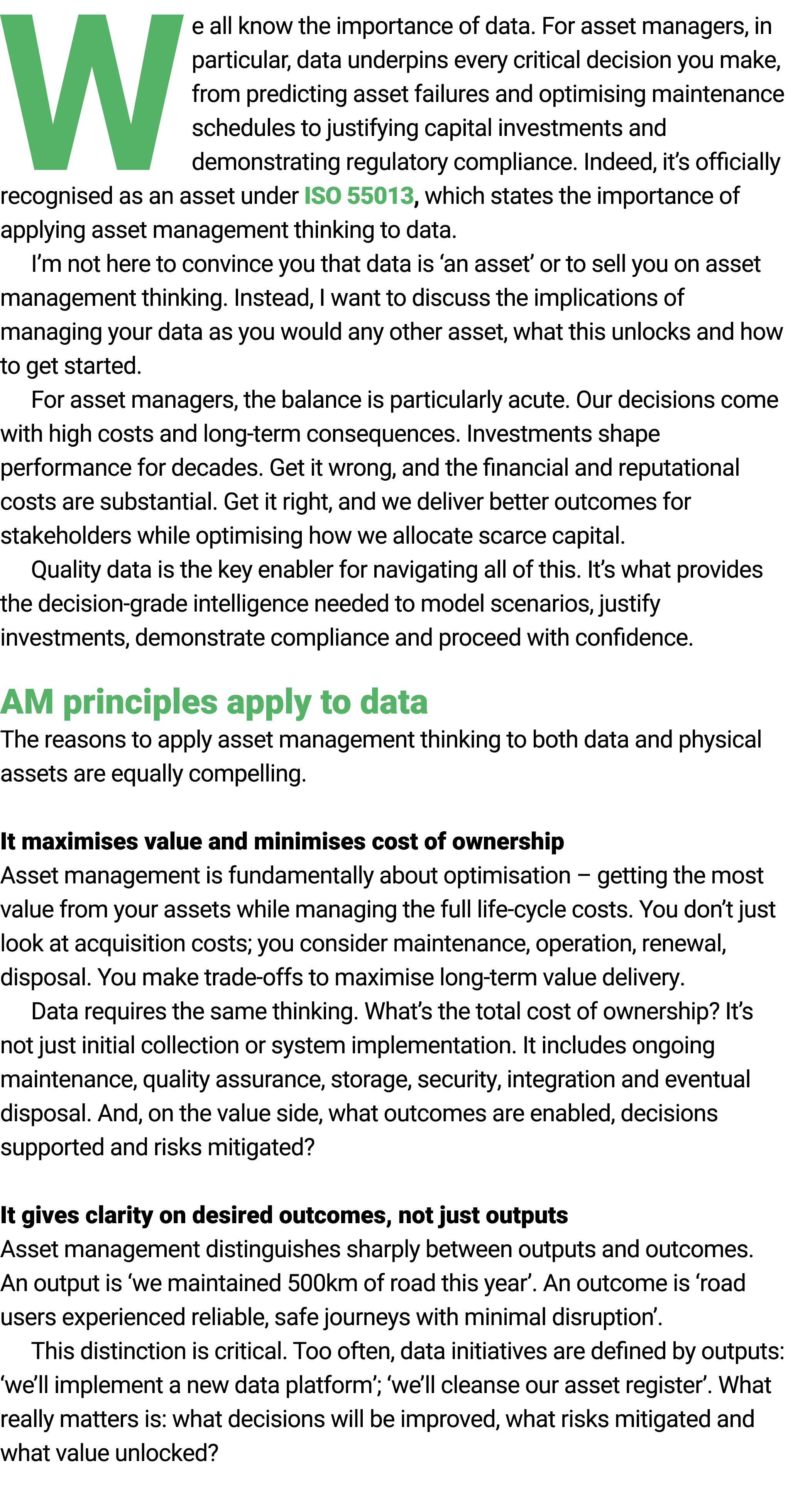 We all know ﻿the importan﻿ce of data﻿. For asset managers, in particular, data underpins every critical decision you ...