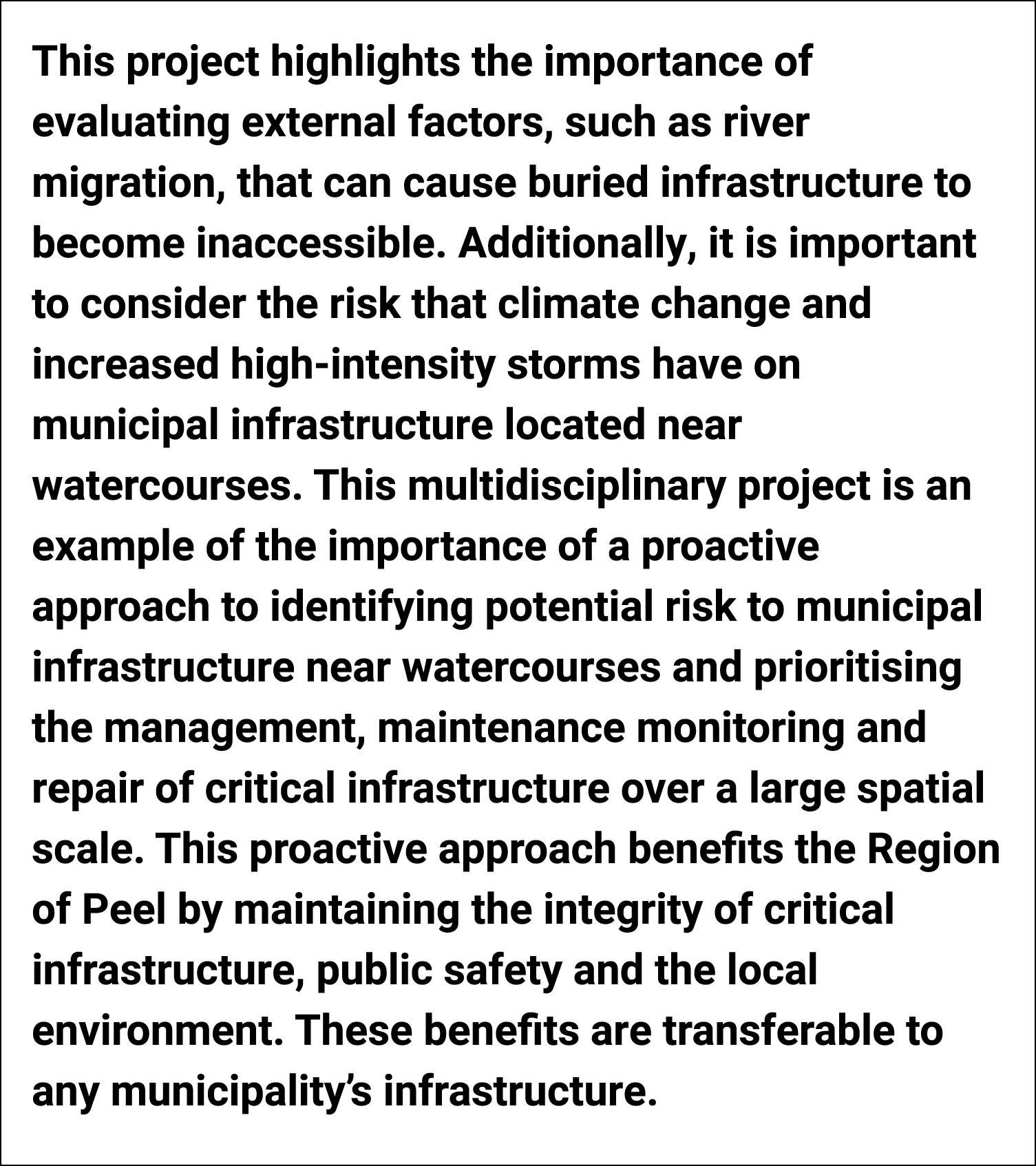 This project highlights the importance of evaluating external factors, such as river migration, that can cause buried...