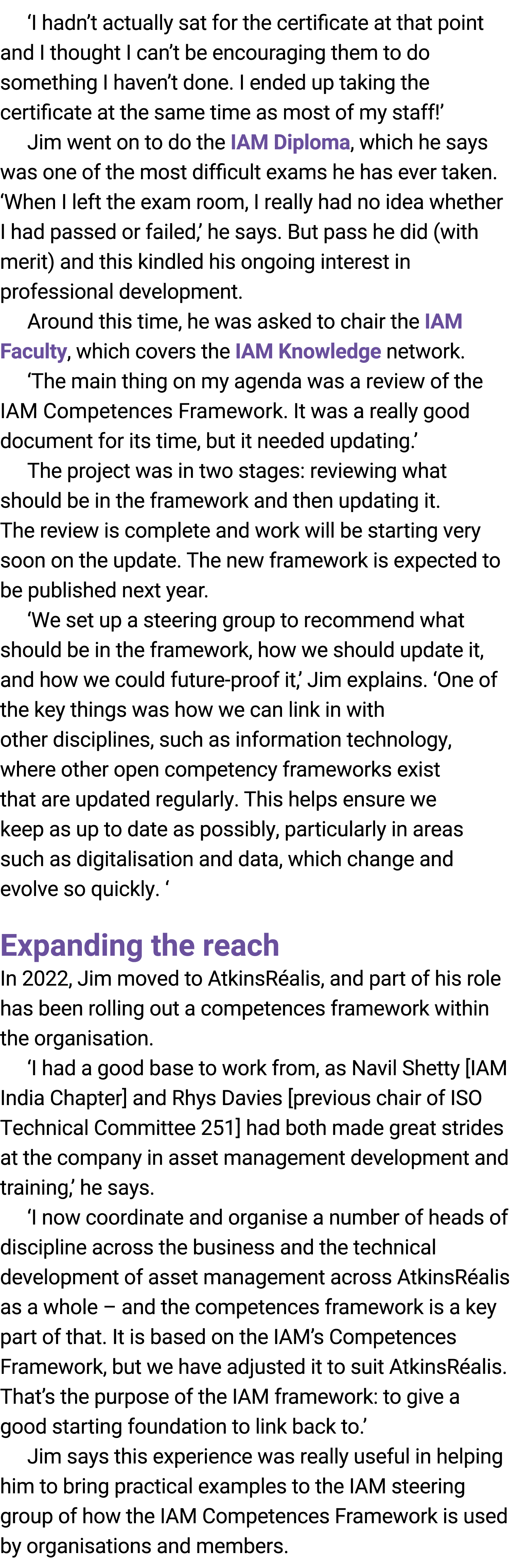 ‘I hadn’t actually sat for the certificate at that point and I thought ﻿I can’t be encouraging them to do something ﻿...