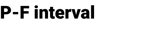 P-F interval