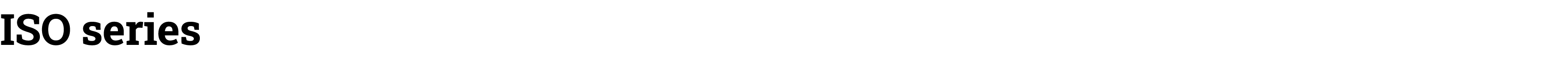 ISO series