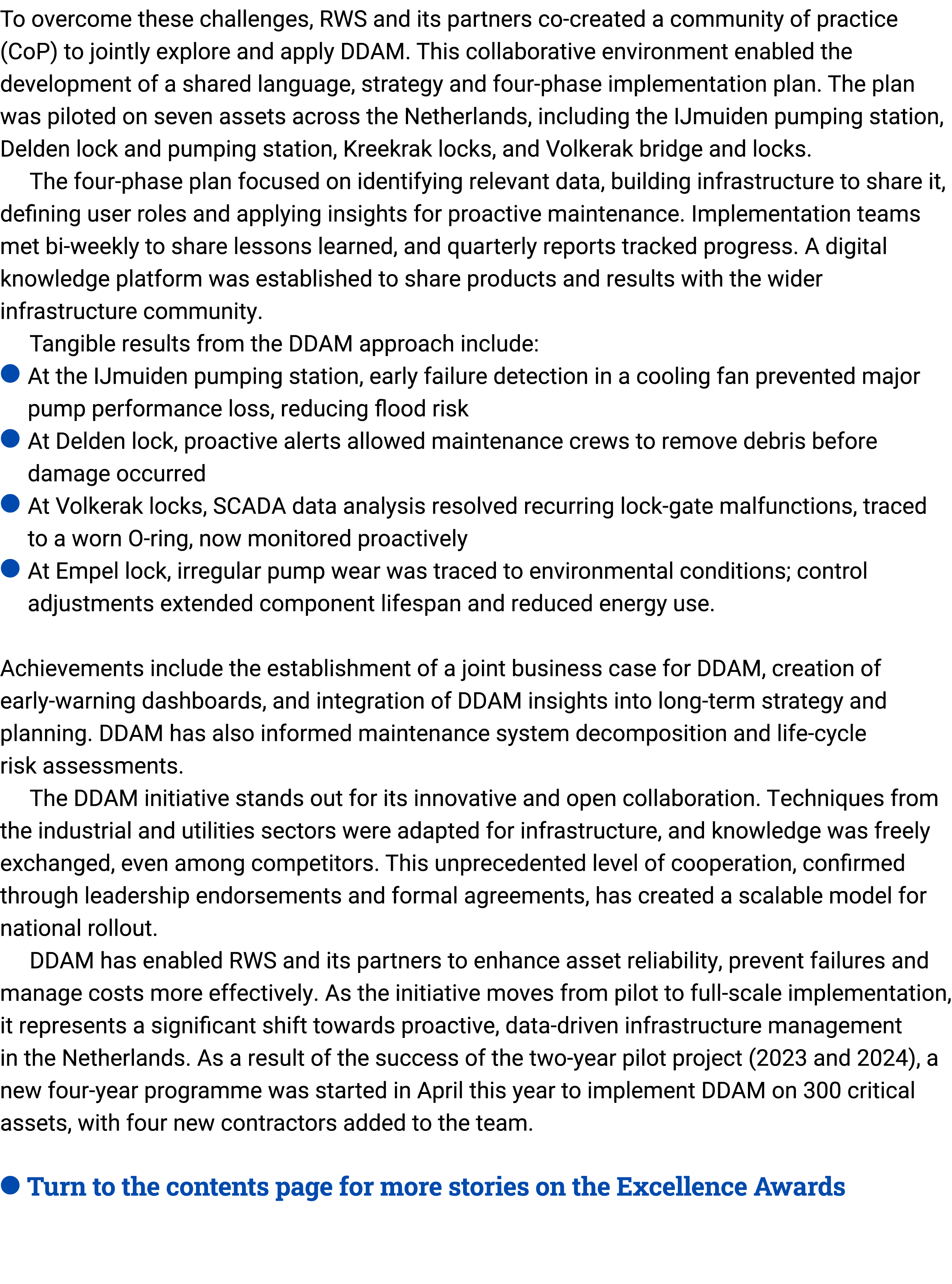 To overcome these challenges, RWS and its partners co created a community of practice (CoP) to jointly explore and ap...