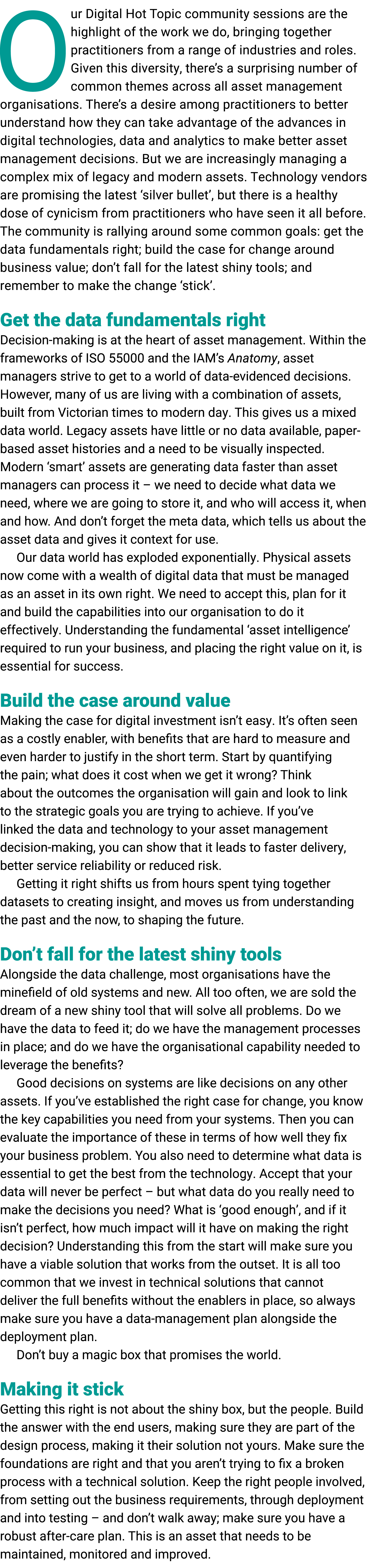 Our Digital Hot Topic community sessions are the highlight of the work we do, bringing together practitioners from a ...