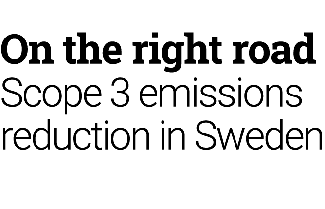 On the right road Scope 3 emissions reduction in Sweden