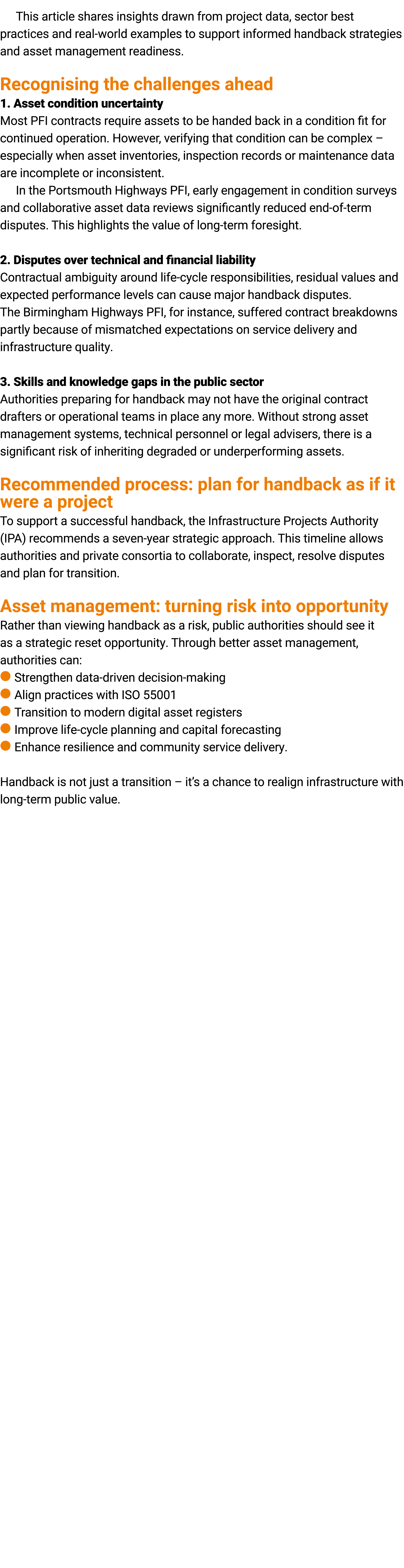 This article shares insights drawn from project data, sector best practices﻿ and real world examples to support infor...