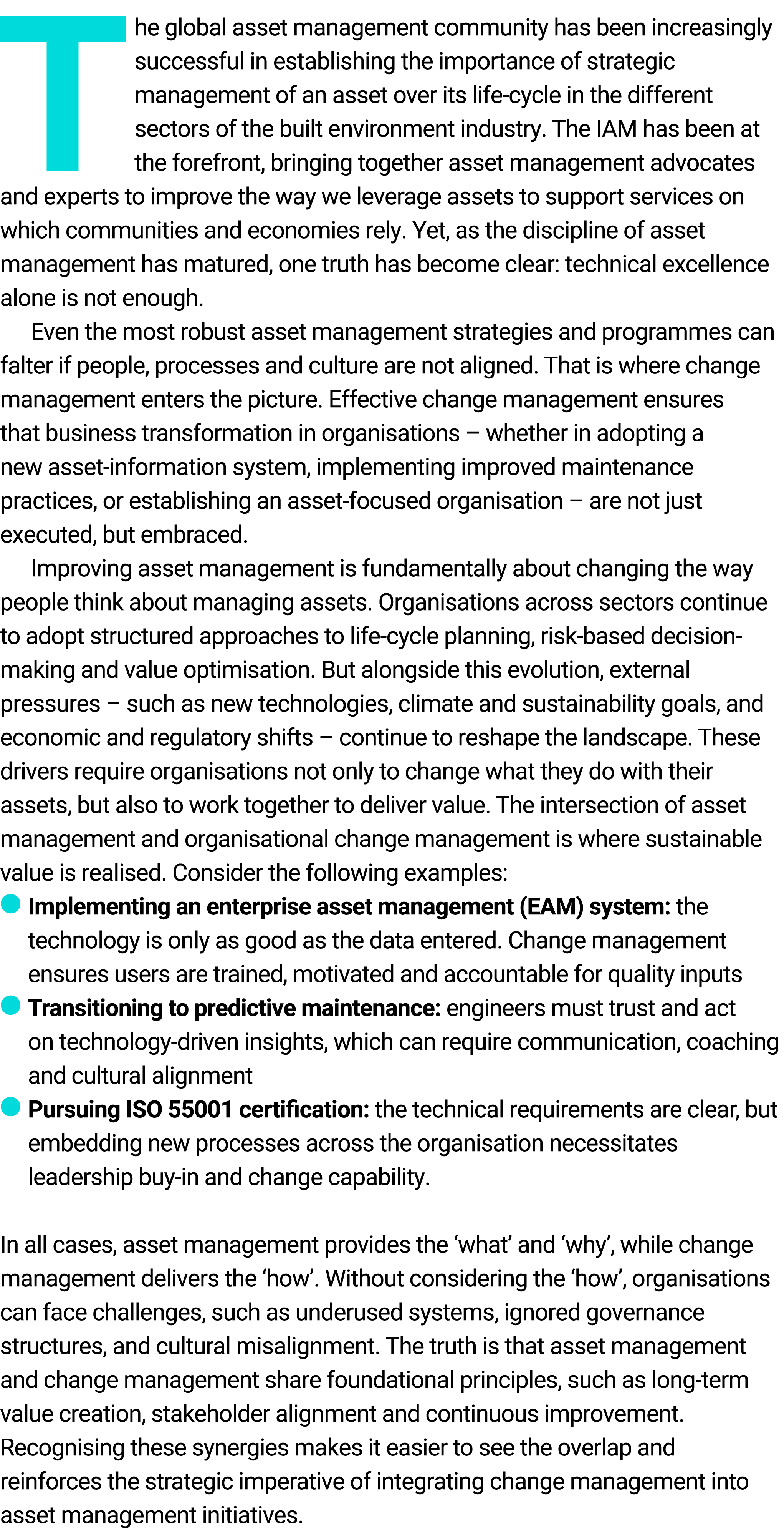 The global asset management community has been increasingly successful in establishing the importance of strategic ma...