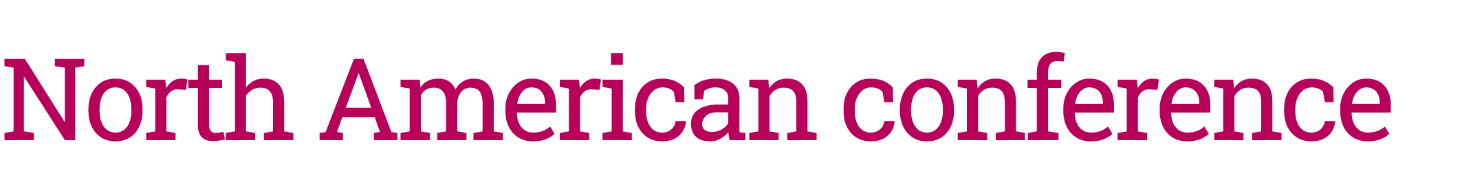 North American conference