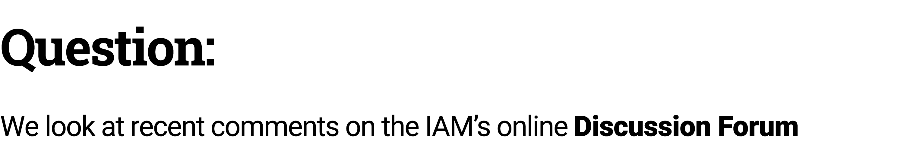Question: Why do so many asset management roles require engineering qualifications? We look at recent comments on the...